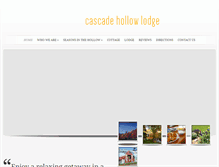 Tablet Screenshot of cascadehollow.com